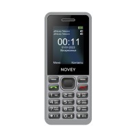 Novey A11c grey, кнопочный телефон