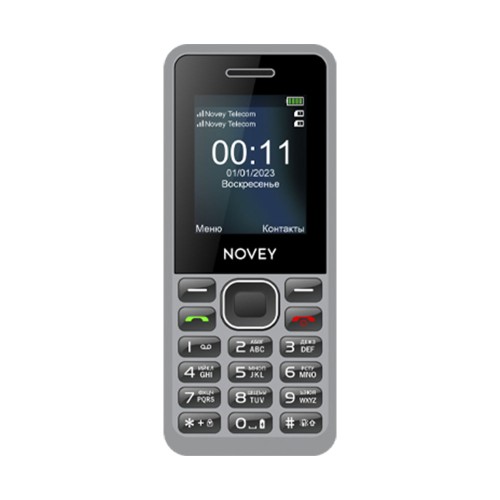 Novey A11c grey, кнопочный телефон