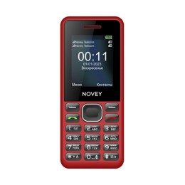 Novey A11 red, кнопочный телефон