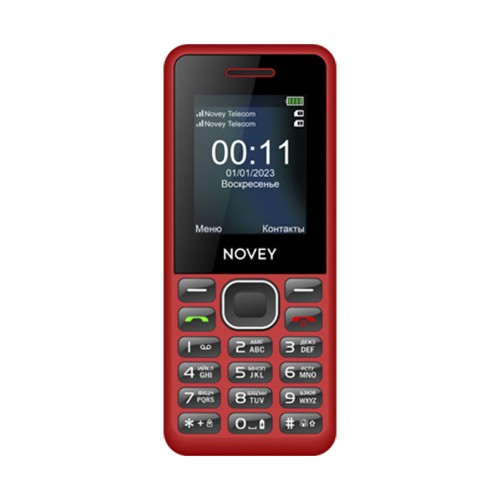 Novey A11c red, кнопочный телефон