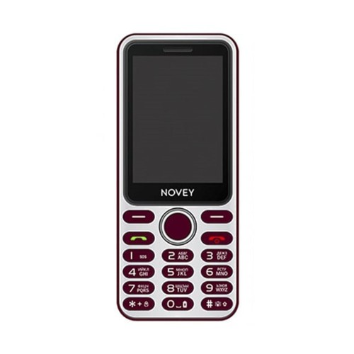 Novey A60 dark red, кнопочный телефон