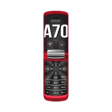 Novey A70R red, кнопочный телефон