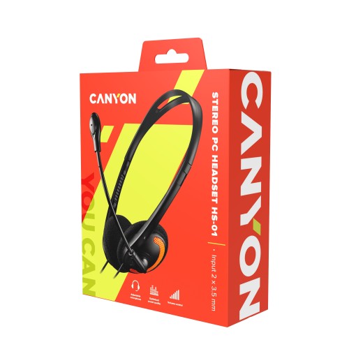 Canyon CNS-CHS01BO, проводные наушники