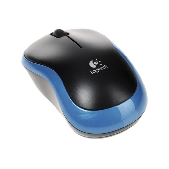 Logitech M185 Wireless Mouse blue, беспроводная мышь