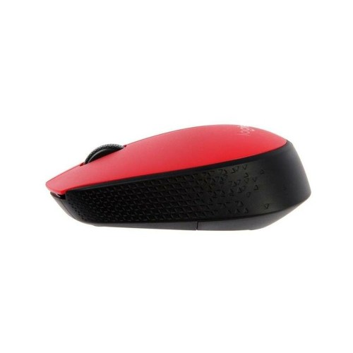 Logitech M171 Wireless Mouse red, беспроводная мышь