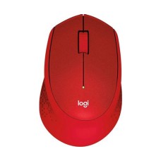 Logitech M330 Silent Plus Wireless Mouse red, беспроводная мышь