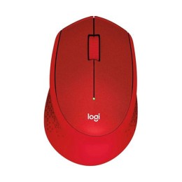 Logitech M330 Silent Plus Wireless Mouse red, беспроводная мышь