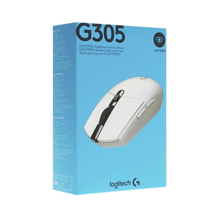 Logitech G305 Lightspeed Wireless Gaming Mouse white, беспроводная мышь