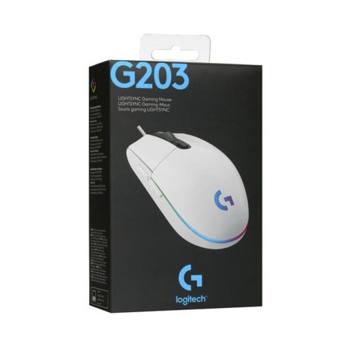 Logitech G203 LightSync RGB 6 Button Gaming Mouse blue, проводная мышь