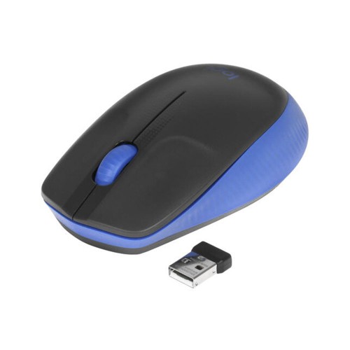 Logitech M190 Wireless Mouse blue, беспроводная мышь