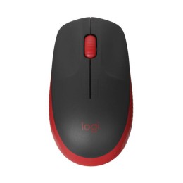 Logitech M190 Wireless Mouse red, беспроводная мышь