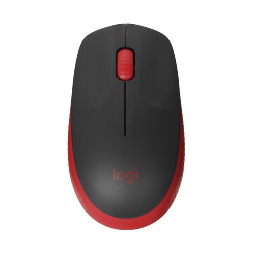 Logitech M190 Wireless Mouse red, беспроводная мышь