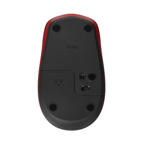 Logitech M190 Wireless Mouse red, беспроводная мышь