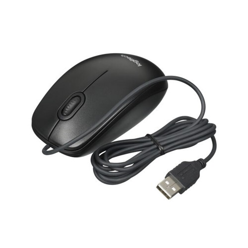 Logitech Mouse M100 black, проводная мышь