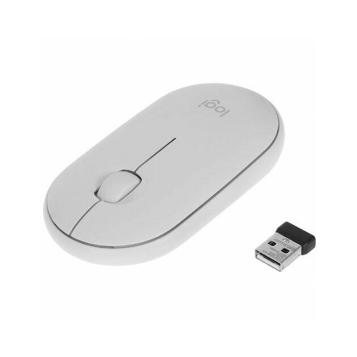 Logitech Pebble M350 Bluetooth Mouse off-white, беспроводная мышь