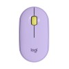 Logitech Pebble M350 Bluetooth Mouse Lavender lemonade, беспроводная мышь