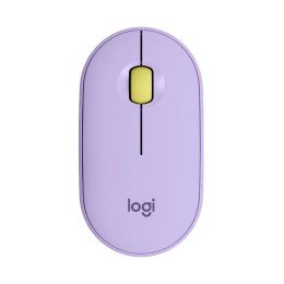 Logitech Pebble M350 Bluetooth Mouse Lavender lemonade, беспроводная мышь