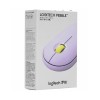 Logitech Pebble M350 Bluetooth Mouse Lavender lemonade, беспроводная мышь