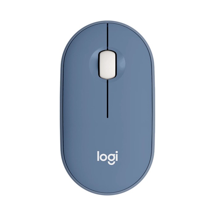 Logitech Pebble M350 Bluetooth Mouse blueberry, беспроводная мышь