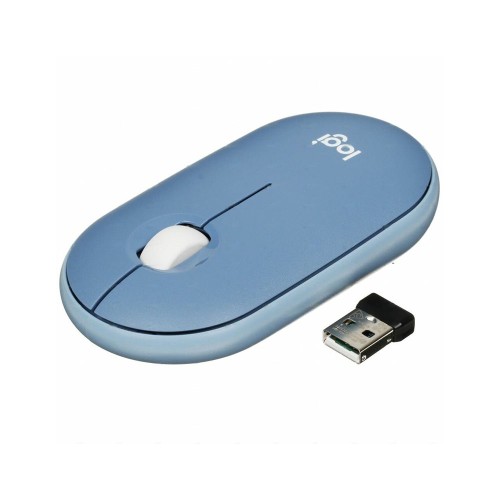 Logitech Pebble M350 Bluetooth Mouse blueberry, беспроводная мышь
