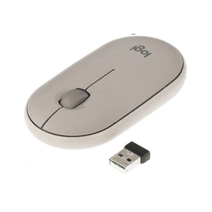 Logitech Pebble M350 Bluetooth Mouse sand, беспроводная мышь