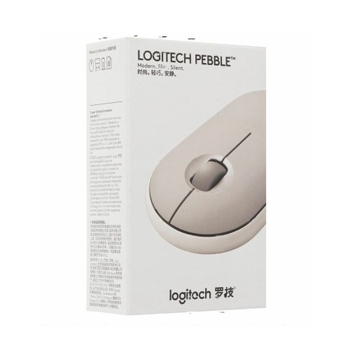 Logitech Pebble M350 Bluetooth Mouse sand, беспроводная мышь