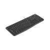 Logitech K120 Corded Keyboard Rus black, клавиатура проводная