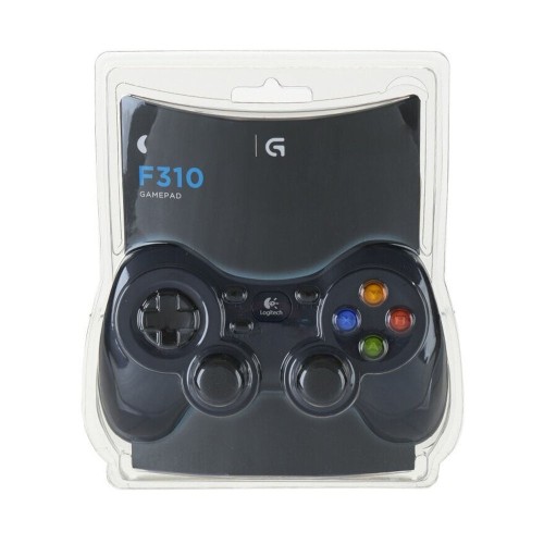 Logitech F310 Gamepad USB black, геймпад проводной