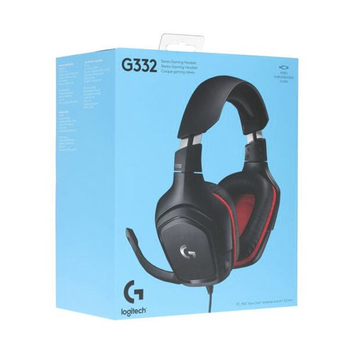 Logitech G332 Stereo Gaming Headset, игровые наушники