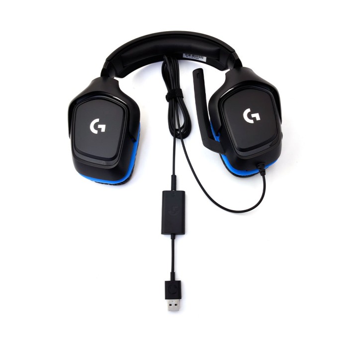 Logitech G432 7.1 Surround Sound Wired Gaming Headset, игровые наушники