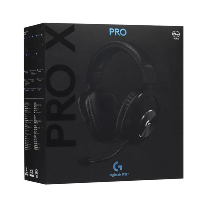 Logitech G PRO X Wired Gaming Headset black, игровые наушники