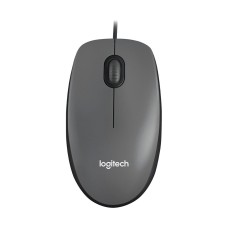 Logitech M90 Corded Mouse grey, проводная мыш...