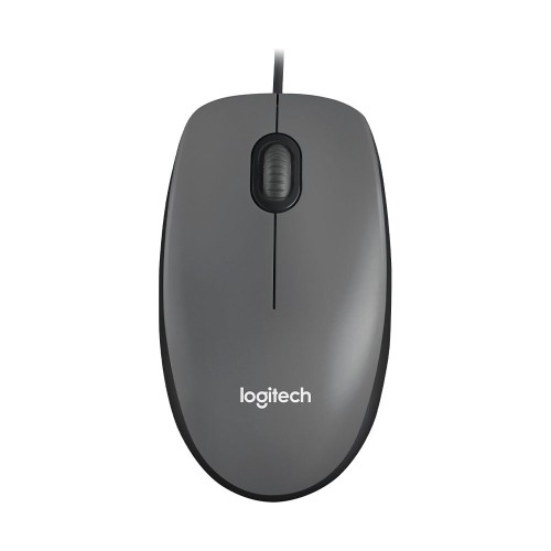 Logitech M90 Corded Mouse grey, проводная мышь