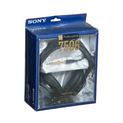 Sony MDR-7506 black, (проводные полноразмерные) наушники