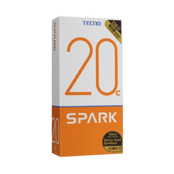 Tecno Spark 20C (4/128 GB) Magic Skin Green, смартфон