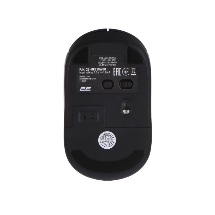 2E MF218 Silent WL BT Black/Gray, мышь