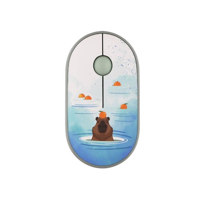 2E MF300 Silent WL BT CAPYBARA:TANGERINE, мышь