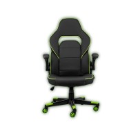 2E GAMING HEBI Black/Green, игровое кресло