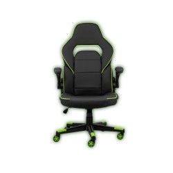 2E GAMING HEBI Black/Green, игровое кресло