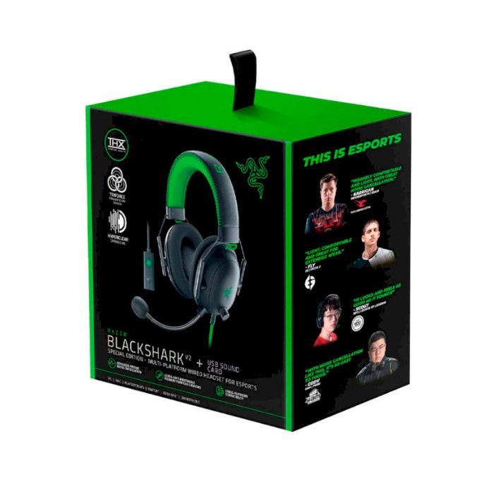 Razer Blackshark V2 X 3.5mm Green, гарнитура игровая