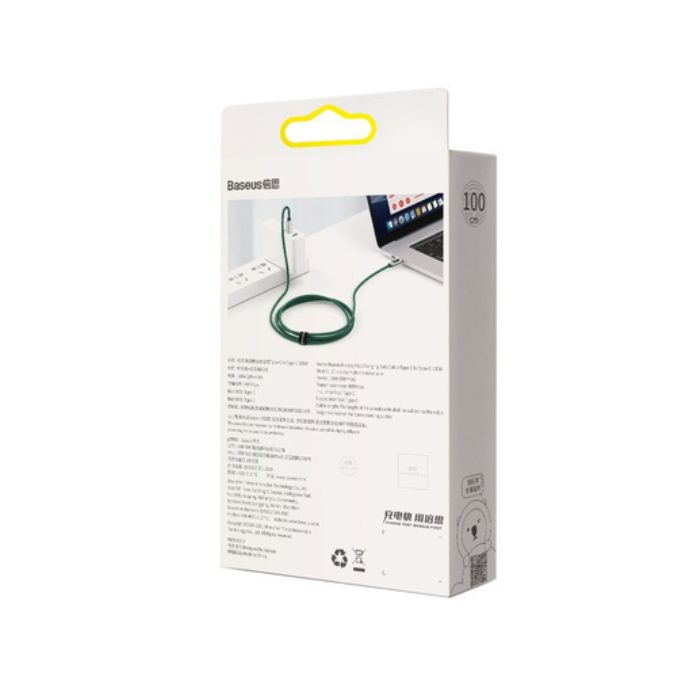 Baseus CATSK-B01 100W, black, кабель