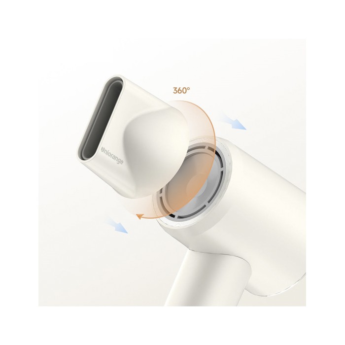 Uniorange Plasma High Speed Hair Dryer H6 White, фен
