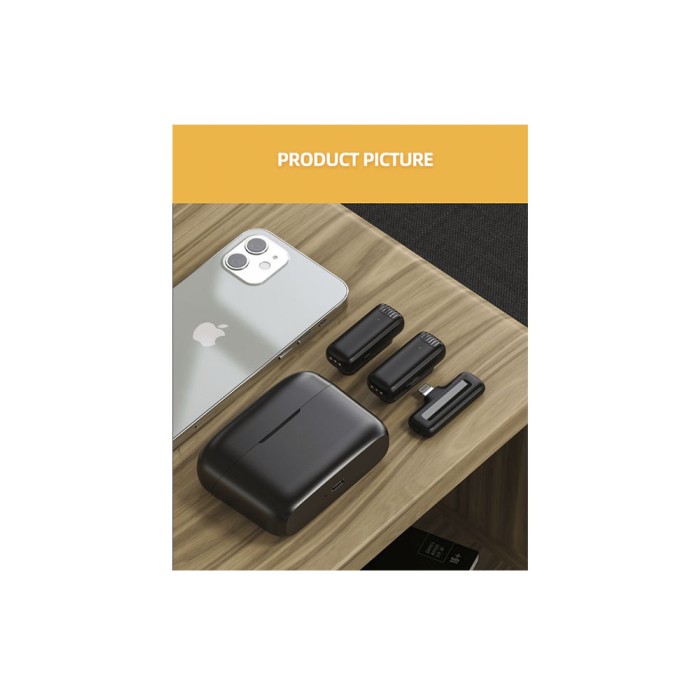 Green Lion 2 in 1 Wireless Microphone with (Lightning Connector), беспроводной микрофон