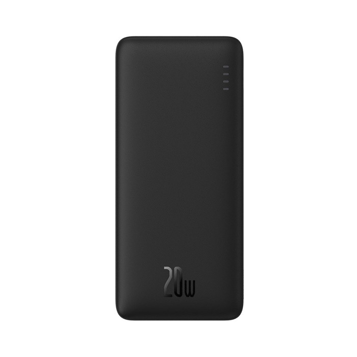 Baseus Airpow Fast Charge Power Bank 20W 10000mAh, black, внешний аккумулятор