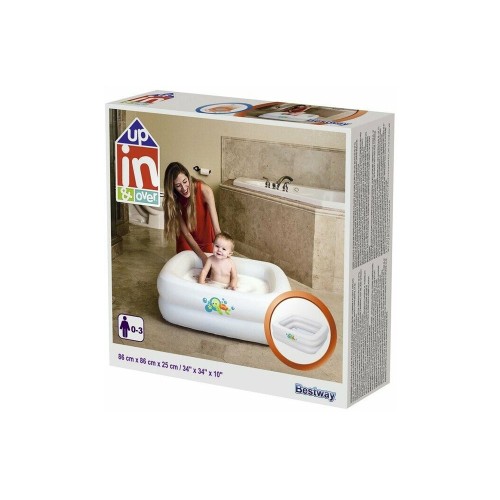 Bestway 51116 "Baby Tub", (86х86х25 см, 68 л), надувной бассейн для детей