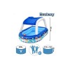 Bestway 54370 "Sea Captain", надувной бассейн для детей со съемным навесом (213х155х132 см, 282 л)