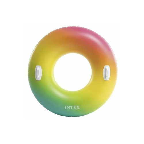 Intex 58202 (122см) "Цветной Вихрь" надувной круг, от 9 лет
