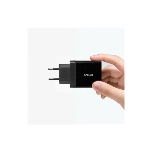 Anker 24W wall charger 2-Port EU Black зарядное устройство