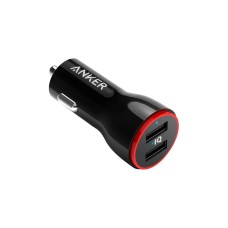 Anker PowerDrive 2 24W 2-Port Car Charger Black автомобильное зарядное устройство
