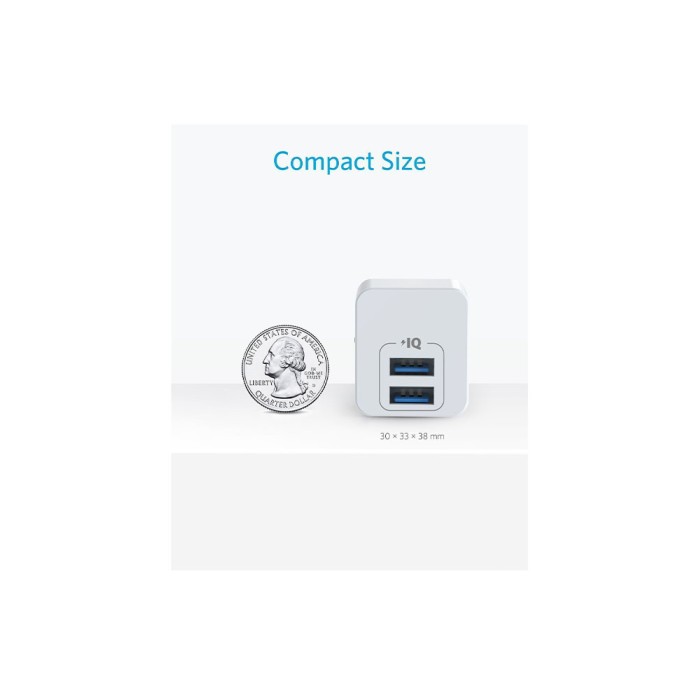 Anker PowerPort Mini White зарядное устройство